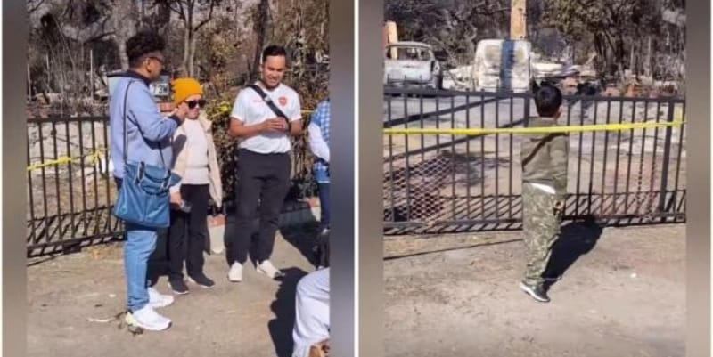Ngonten di Lokasi Kebakaran Amerika Serikat, Uya Kuya Memalukan Indonesia ?